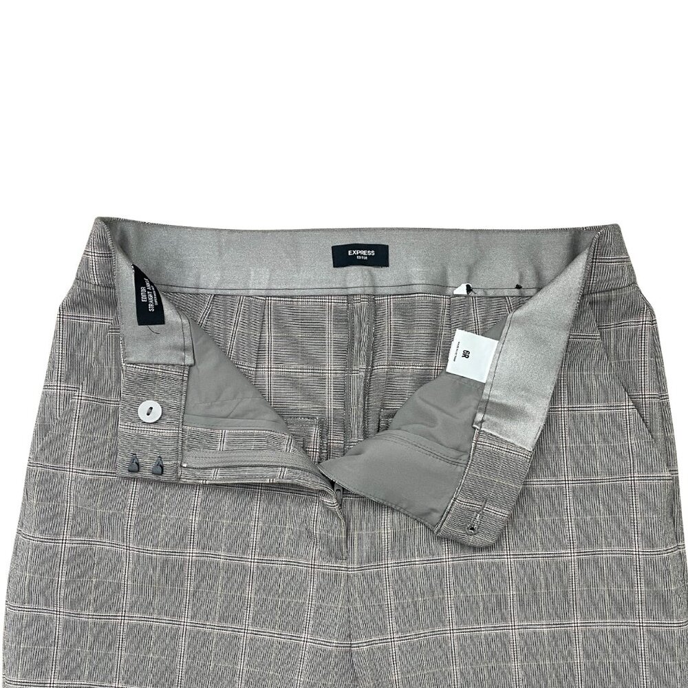 Express Editor Straight Ankle Super High Rise Pan… - image 2